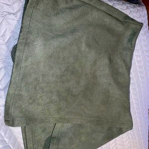 olive green skort